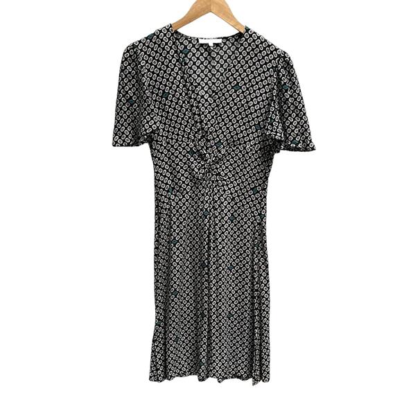 Maje Renoua Print Midi Dress Size 1
